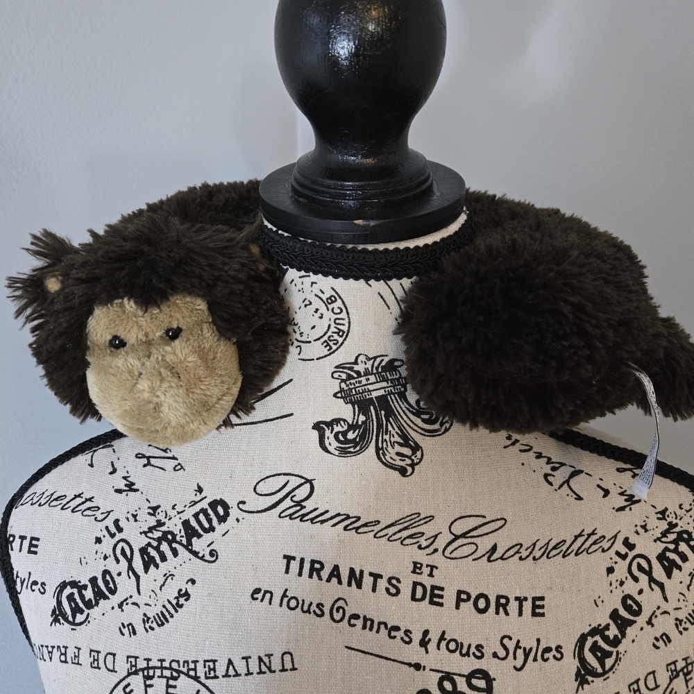 Plush Monkey Neck Pillow for Kids